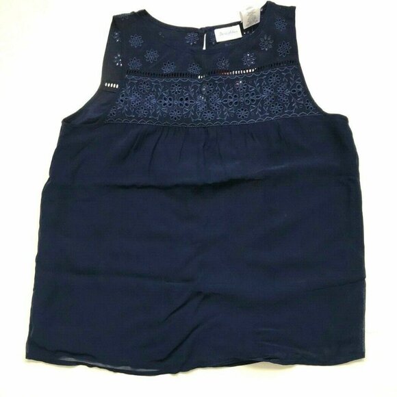 Forbidden Los Angeles Tops - Forbidden Los Angeles Women's Embroidered Tank Top Blouse NEW